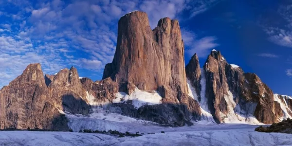 Mount Asgard On Baffin Island In Canada