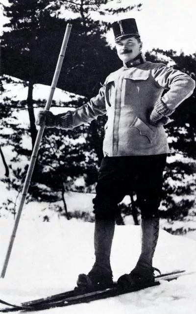 History of Skiing Early 19th Century Army Skiing Race