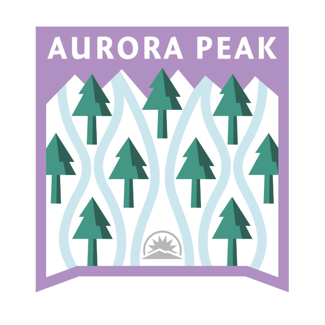 Aurora Peak Badge