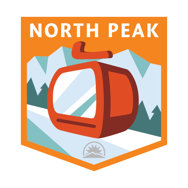 North Peak Badge