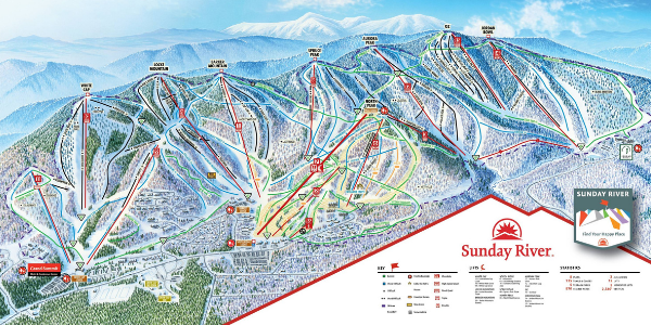 Sunday River Maine Trail Map